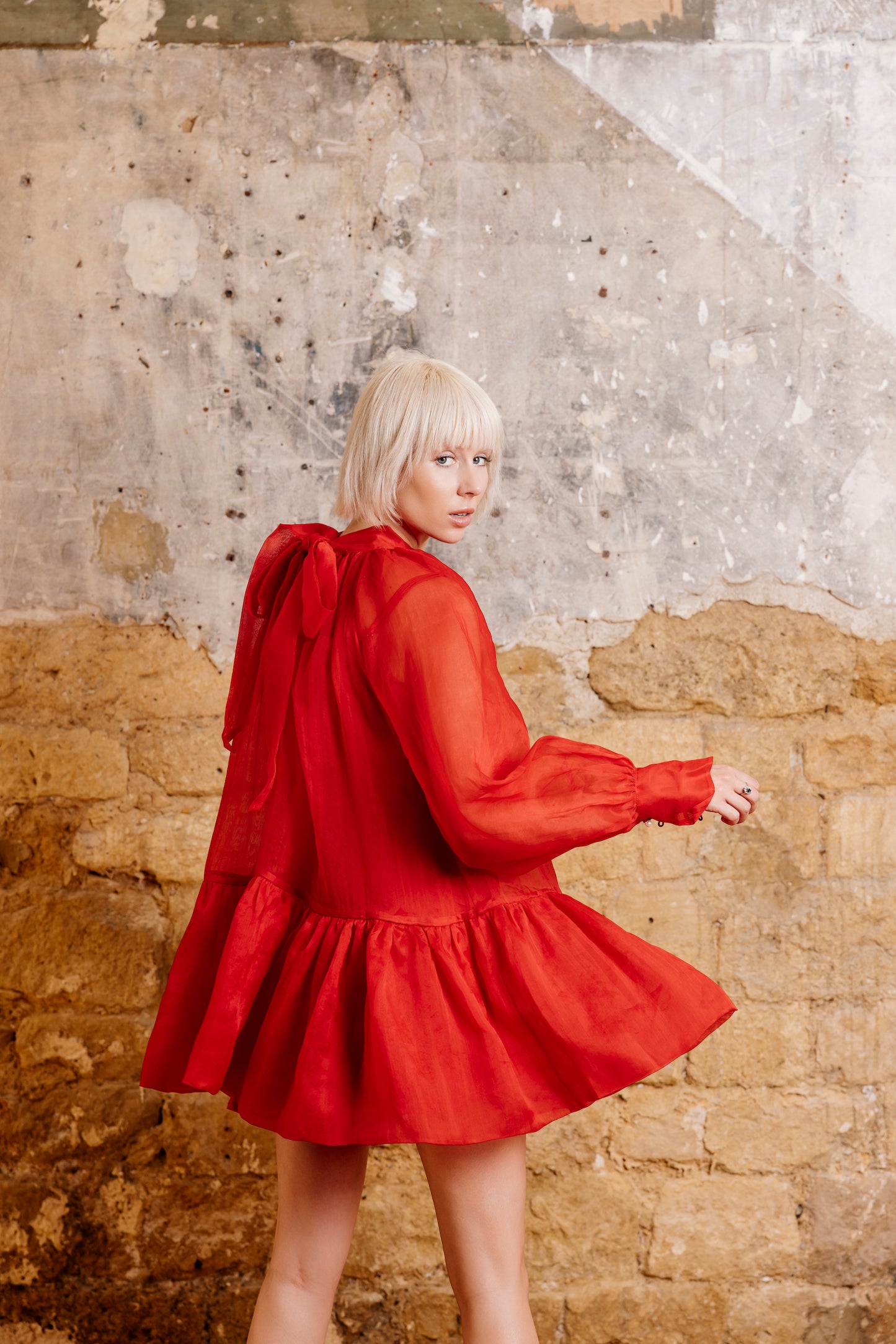 Robe Summer Rain - Crimson Twilight