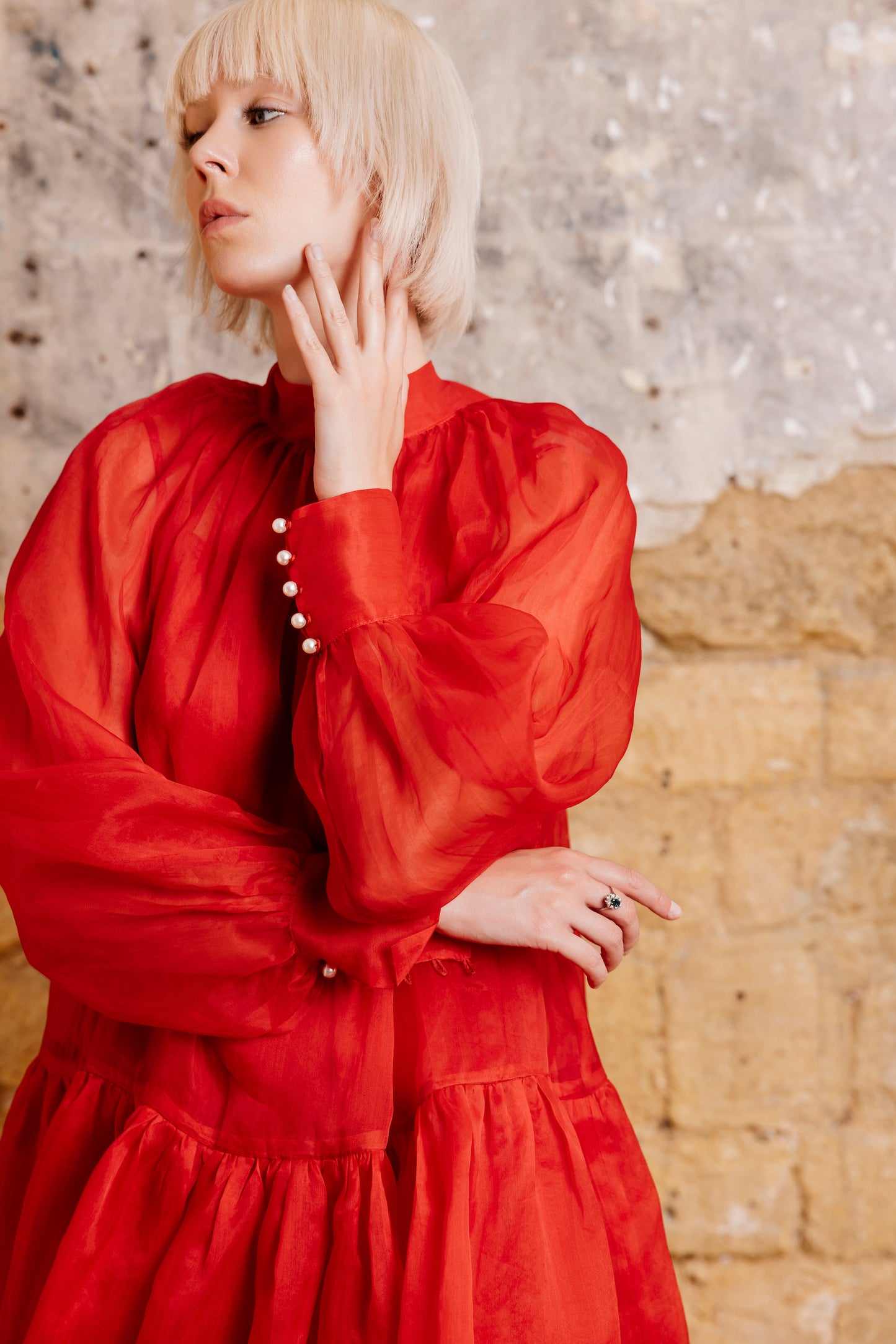 Robe Summer Rain - Crimson Twilight