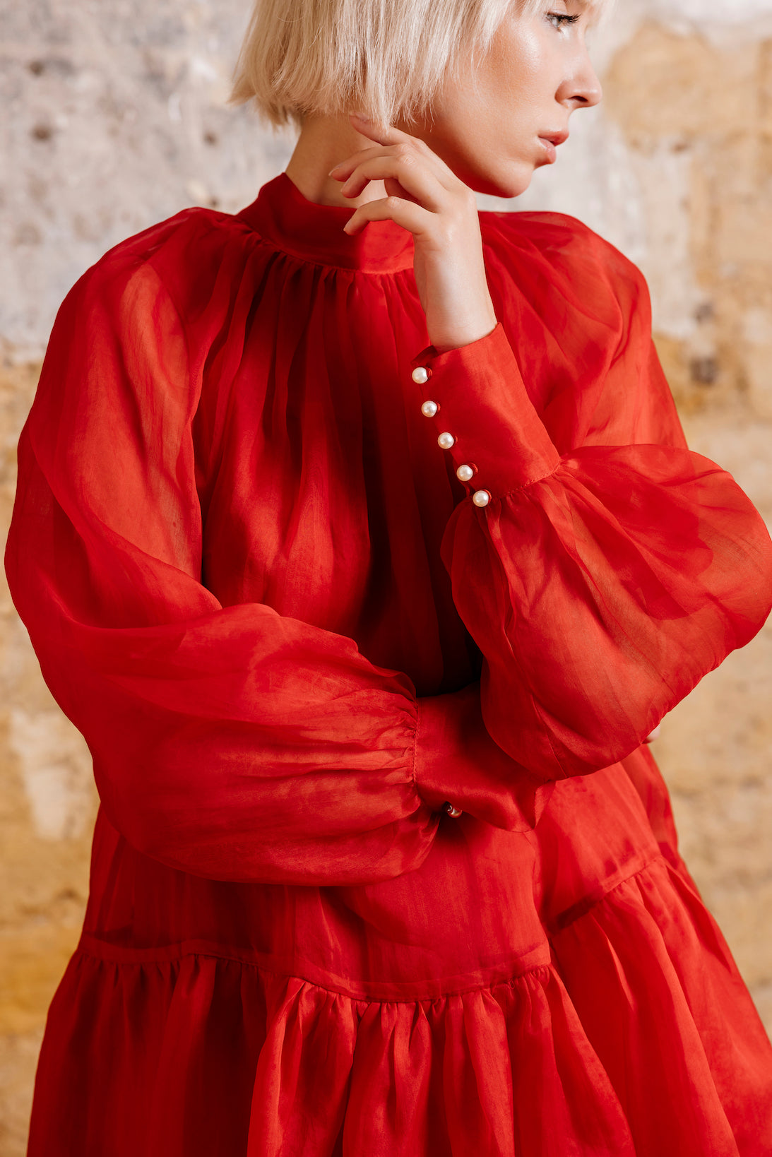 Robe Summer Rain - Crimson Twilight