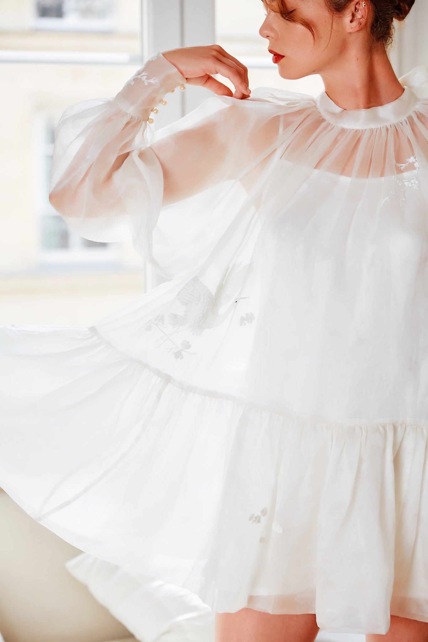Blanc ivoire transparent