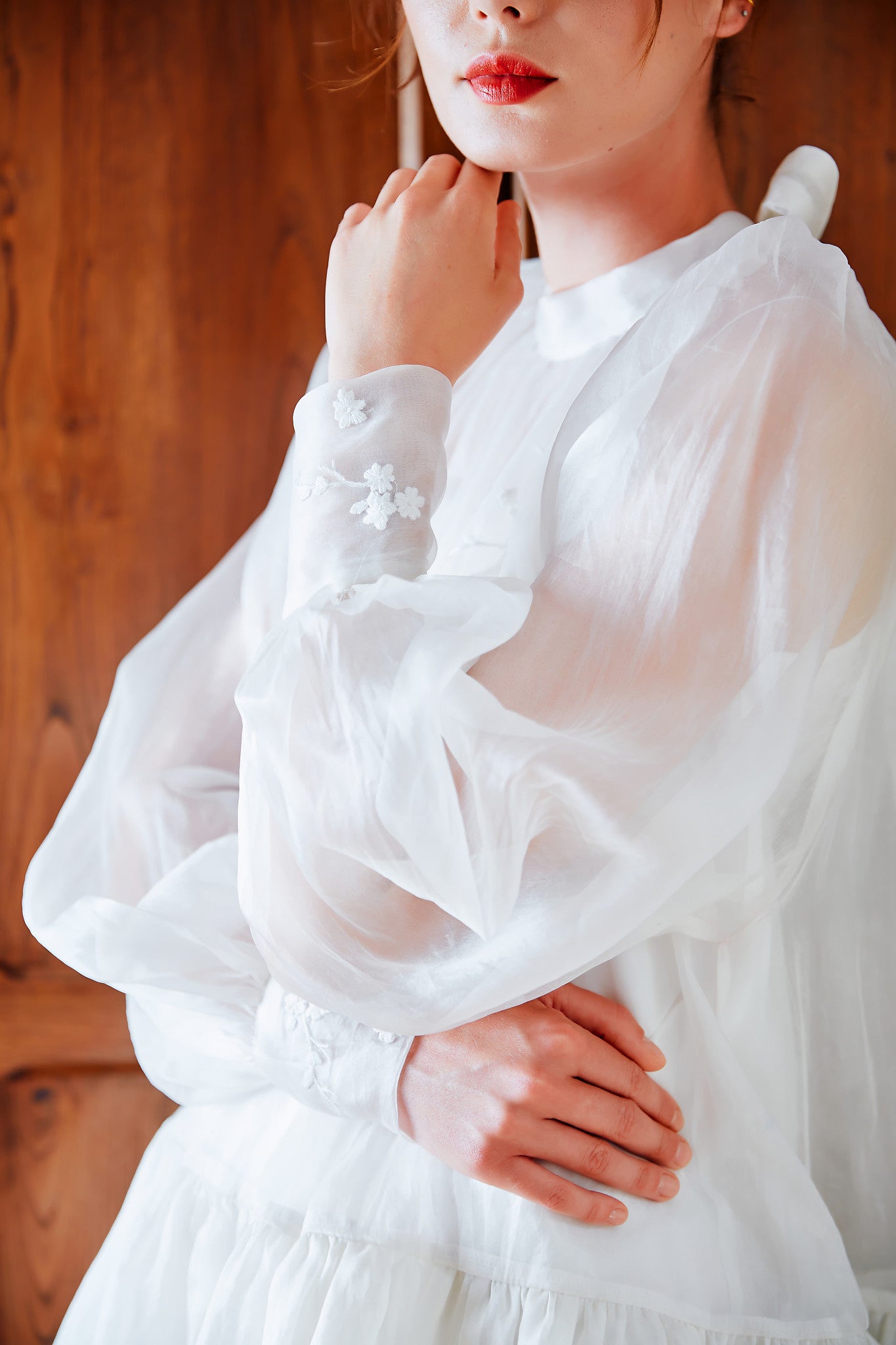 Blanc ivoire transparent