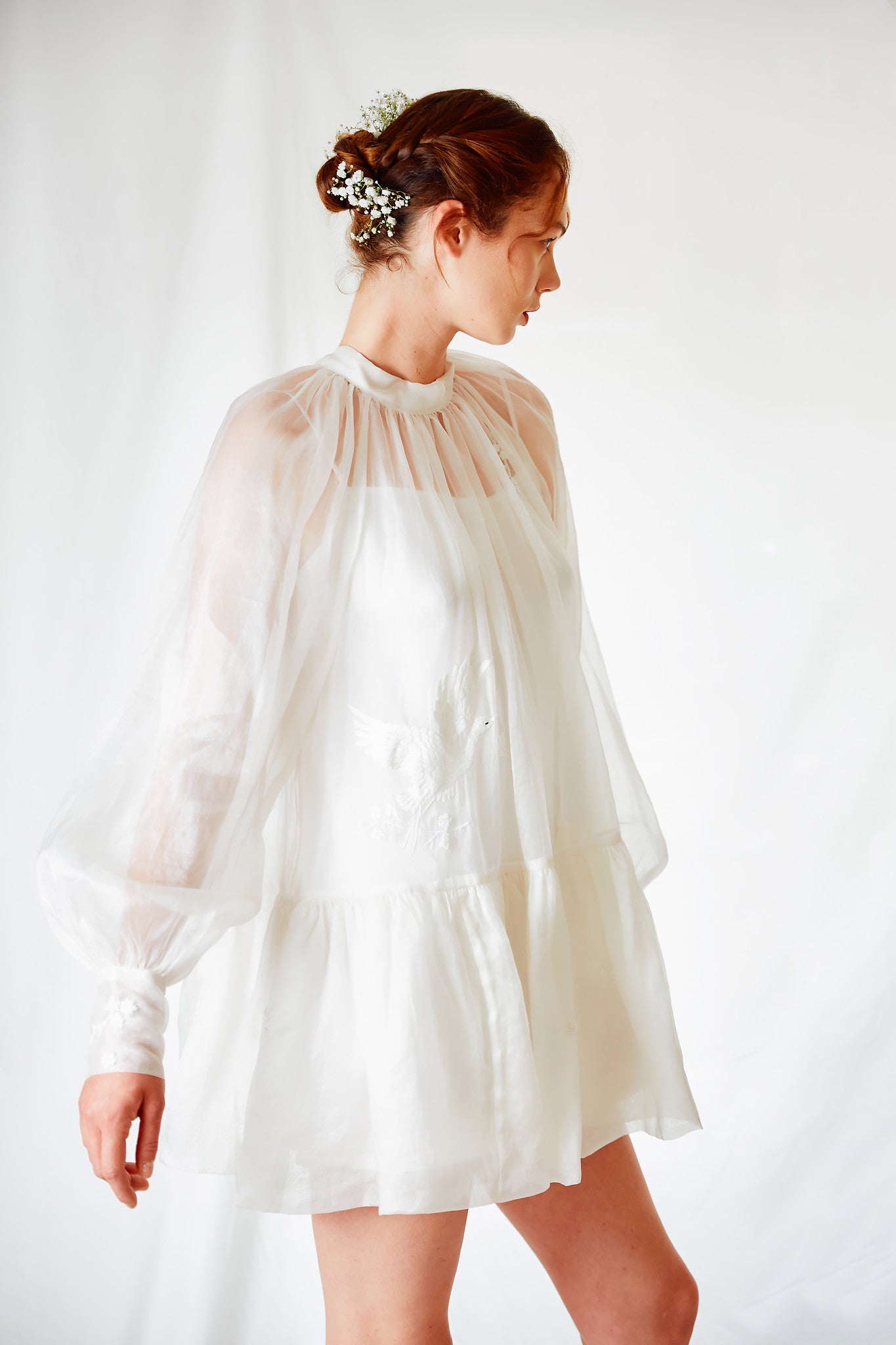 Blanc ivoire transparent